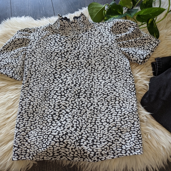 👕ZARA - Animal Print Blouse - Picture 11 of 11